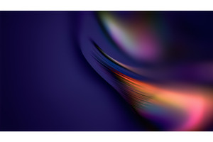 Vibrant Curves Blend in an Abstract, an Illustration by BazziBa♥