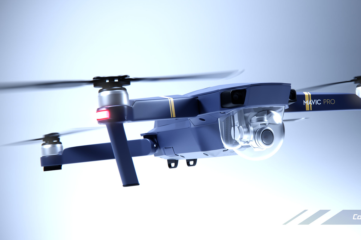 dji mavic pro quadcopter 3d model, a Cars & Vehicle 3D Model by arapps3d (Photo 1 of 12)