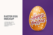 Easter egg mockup., a Product Mockup by ShooShooShop (Thumbnail 1 of 4)