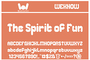 Chubby Tech font, a Font by weknow (Thumbnail 5 of 8)