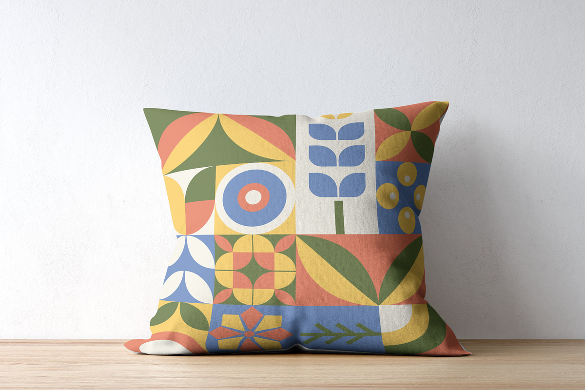Geometric Summer Bloom Pattern, a Pattern Graphic by ItsReksita Pattern (Photo 13 of 20)