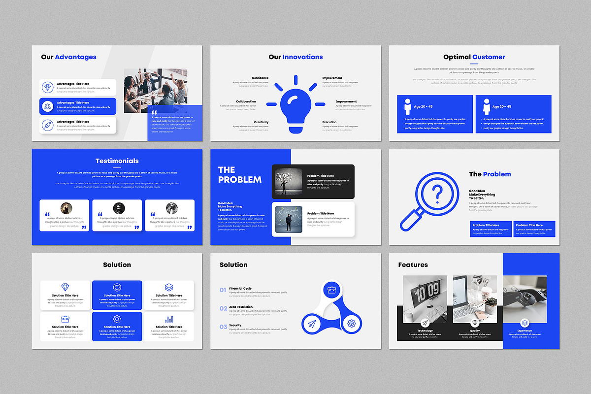 Business Presentation Template, a Presentation Template by CreativeSlides (Photo 8 of 14)