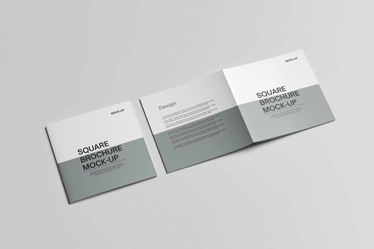 square brochure mock-up, a Brochure Template by Graphic_world89 (Photo 2 of 8)