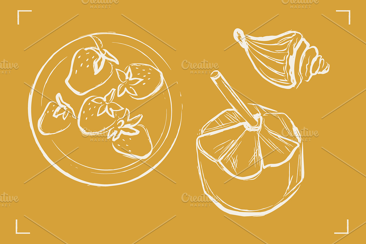 SUMMER VACATION VECTOR SET, a Seasonal Illustration by Bonfloret Studio (Photo 6 of 7)