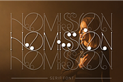 Homission Font, a Serif Font by 177Studio (Thumbnail 1 of 8)