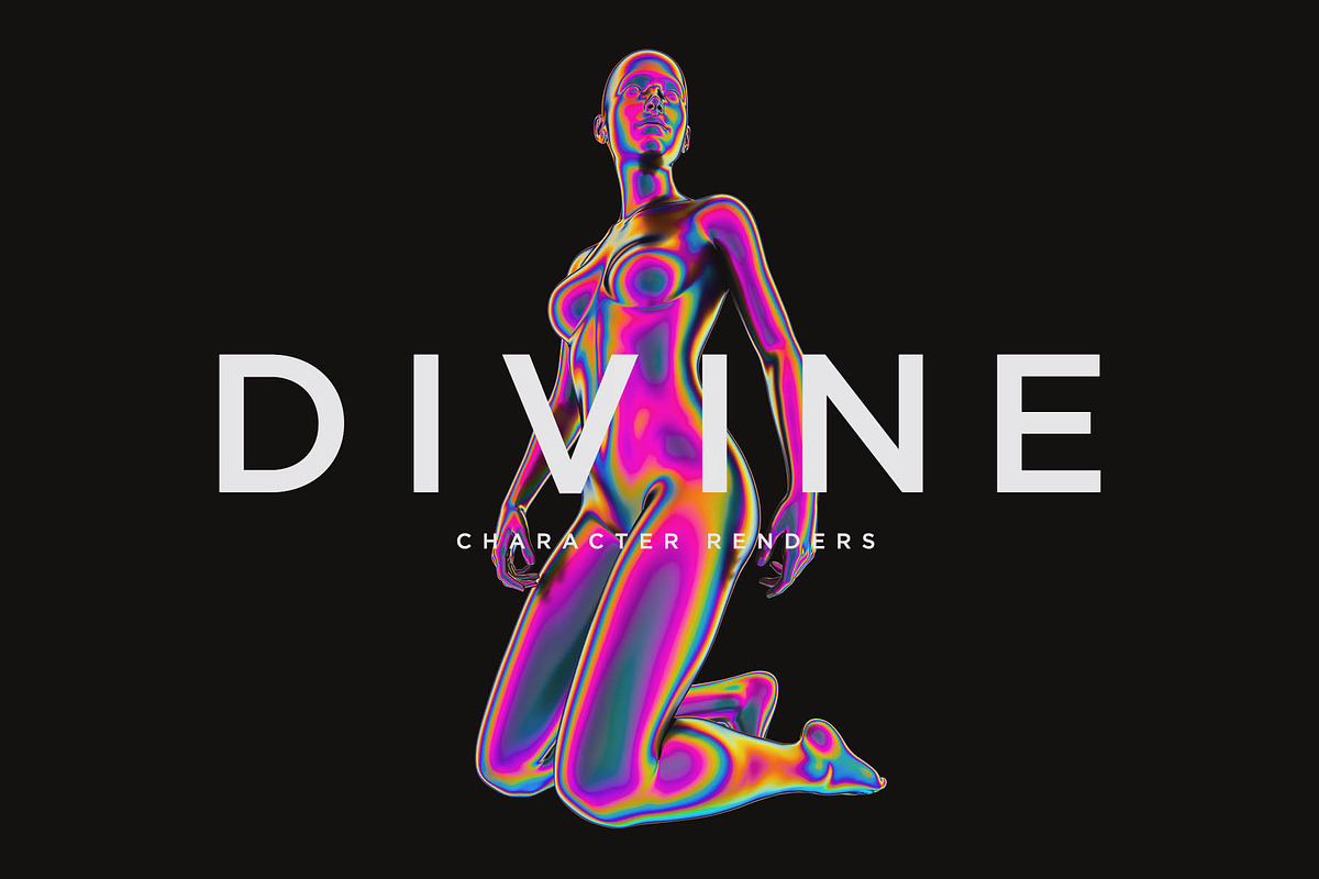 Divine: Character Renders, an Object Graphic by RuleByArt (Photo 6 of 16)