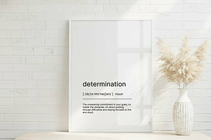 Motivational Definition Poster