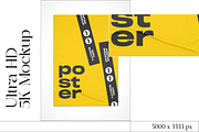 Glued Poster Mockup, a Mockup by Mockupdaddy (Thumbnail 5 of 21)