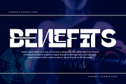 CONNECT ACROSS - GEOMETRIC FONT, a Sans Serif Font by 177Studio (Thumbnail 3 of 8)