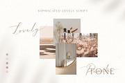 Sophiscated - A Lovely Script Font, a Script Font by Craft Supply Co. (Thumbnail 2 of 10)