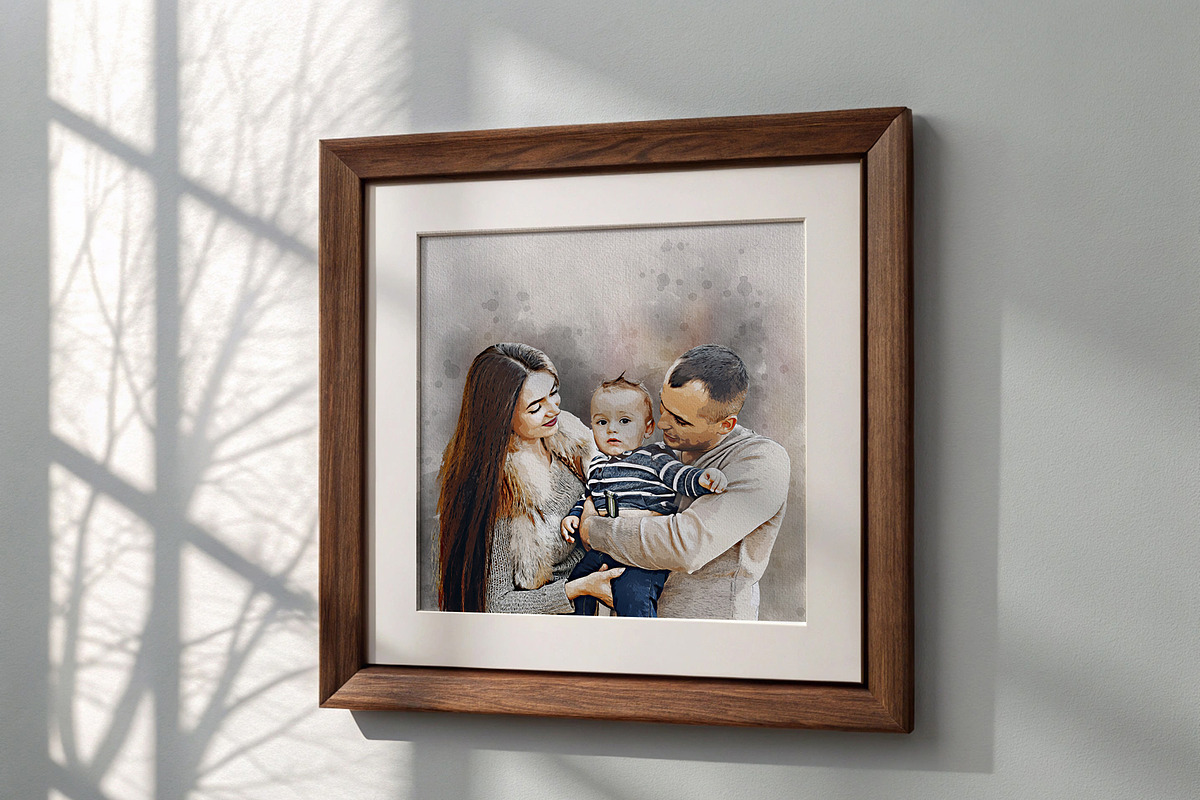 Costume Family Watercolor Art, an Action Add-On by MRI STUDIO (Photo 5 of 27)