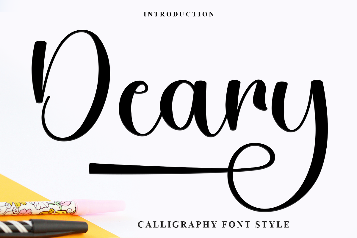 Deary, a Handwritten Font by FreshTypeINK (Photo 1 of 8)