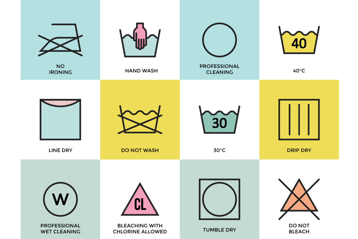 Clothing Labels and Laundry Symbols, an Icon by Marmalade Moon (Photo 5 of 8)