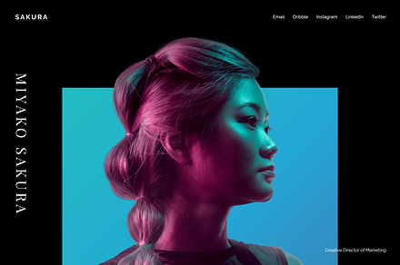SAKURA - Minimal HTML CSS CV Resume, a HTML Template by AntonyChernianu