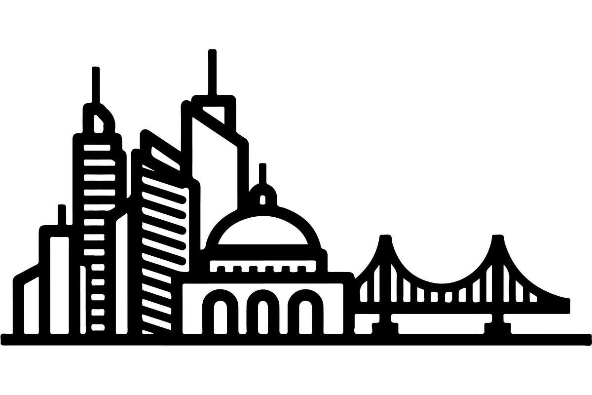 City Skyline Silhouette Bundle, an Object Graphic by Creativeshirt (Photo 11 of 20)