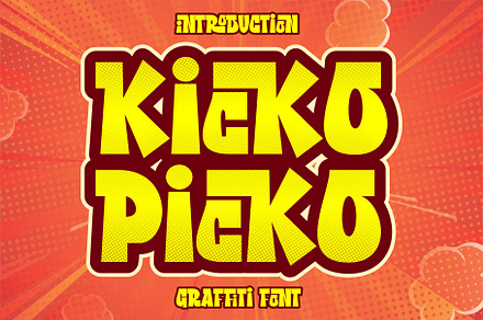 Kicko Picko, a Serif Font by saskaratype
