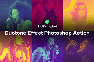 Duotone Effect Photoshop Action