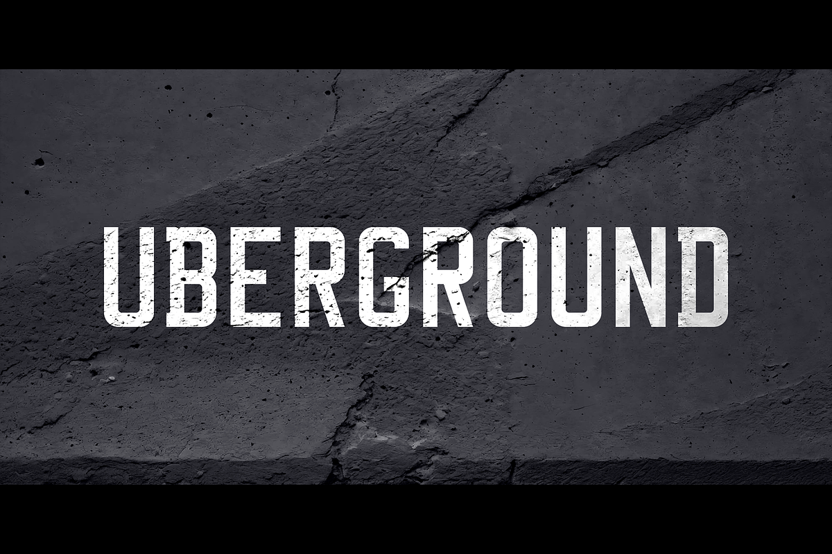 KSW Uberground Pro Font, a Sans Serif Font by Koshawa (Photo 1 of 12)