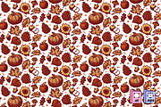 Rustic Autumn Harvest Pattern, a Pattern Graphic by MISS CHATZ (Thumbnail 1 of 3)