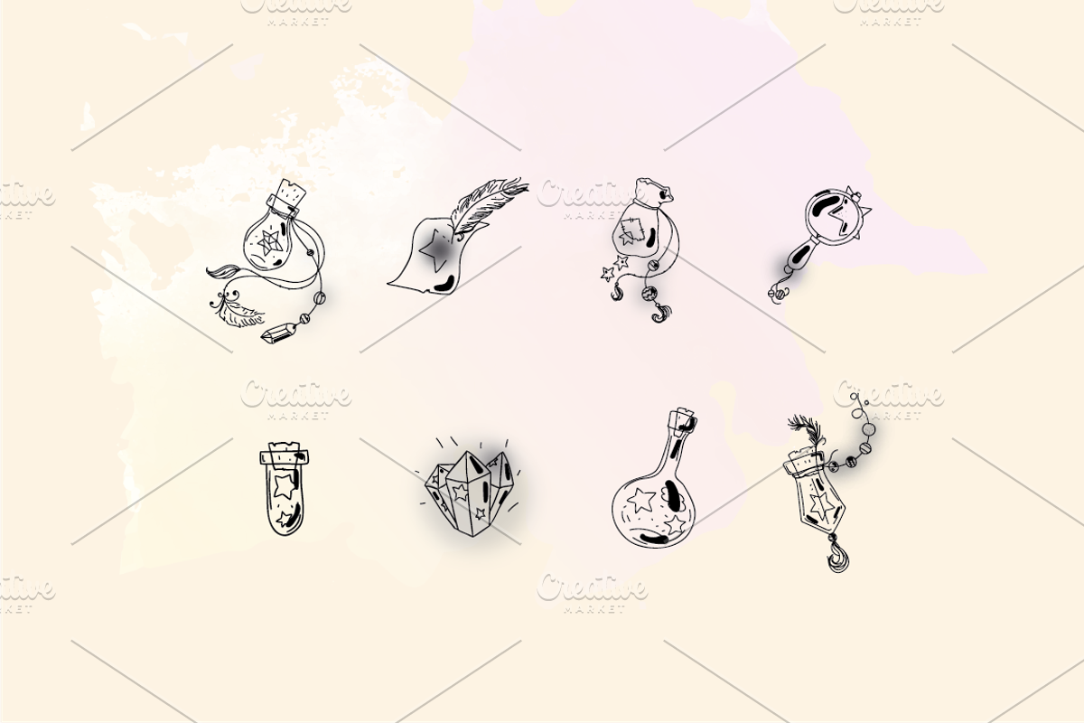 Star Alchemy set, an Object Graphic by Kotozoid (Photo 2 of 3)