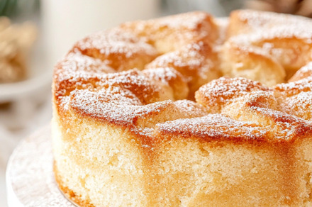 Donuts topped with powdered sugar on, a Photo by Dvoevnore photos