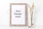 A4 Natural Frame Mockup Bundle, a Print Template by Creatives STOCK (Thumbnail 10 of 11)