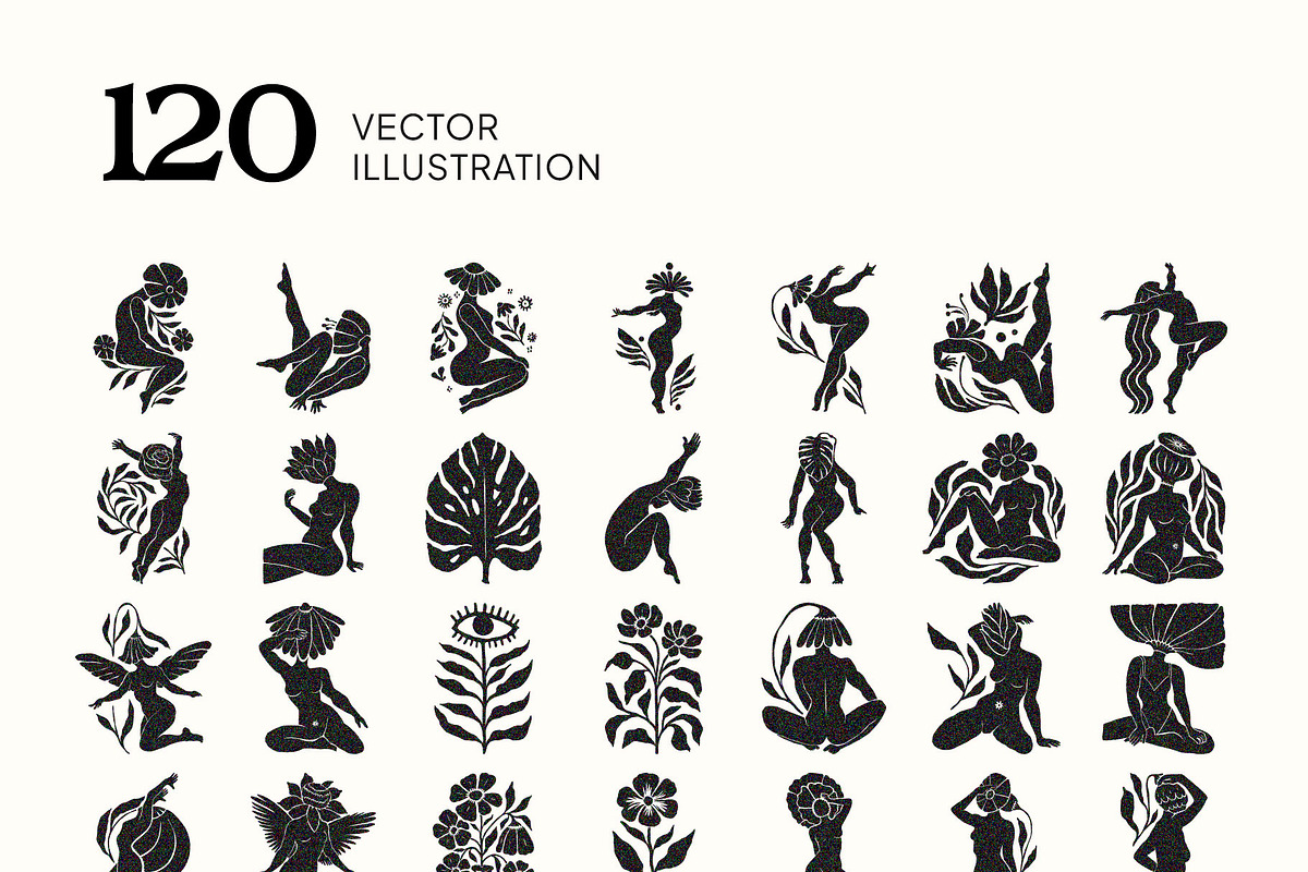 100 | Body Flora Poster Builder, an Object Graphic by KetteCreate (Photo 17 of 20)