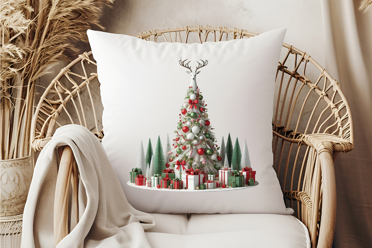 White Christmas Tree, an Illustration by DreamCafeArt (Photo 6 of 7)