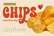 Retro and Chips - Retro Display Font, a Sans Serif Font by Ainun Jinan (Thumbnail 2 of 11)