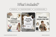 Coquette Instagram Template, a Social Media Template by ZenSocialDesigns (Thumbnail 3 of 9)
