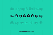 Techzone Cyrillic & Technologic Font, a Sans Serif Font by alpercakici (Thumbnail 2 of 13)