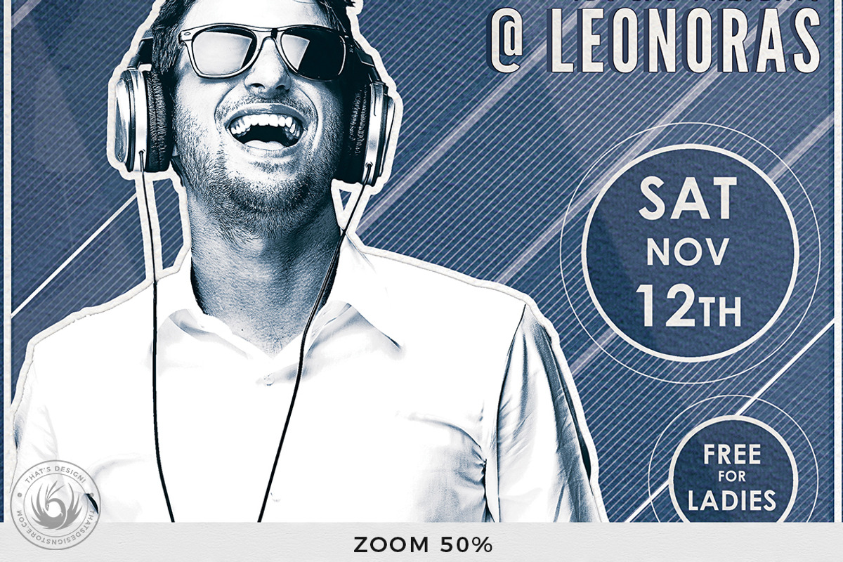 DJ Guest Flyer Template V4, a Flyer Template by ThatsDesignArt (Photo 7 of 8)
