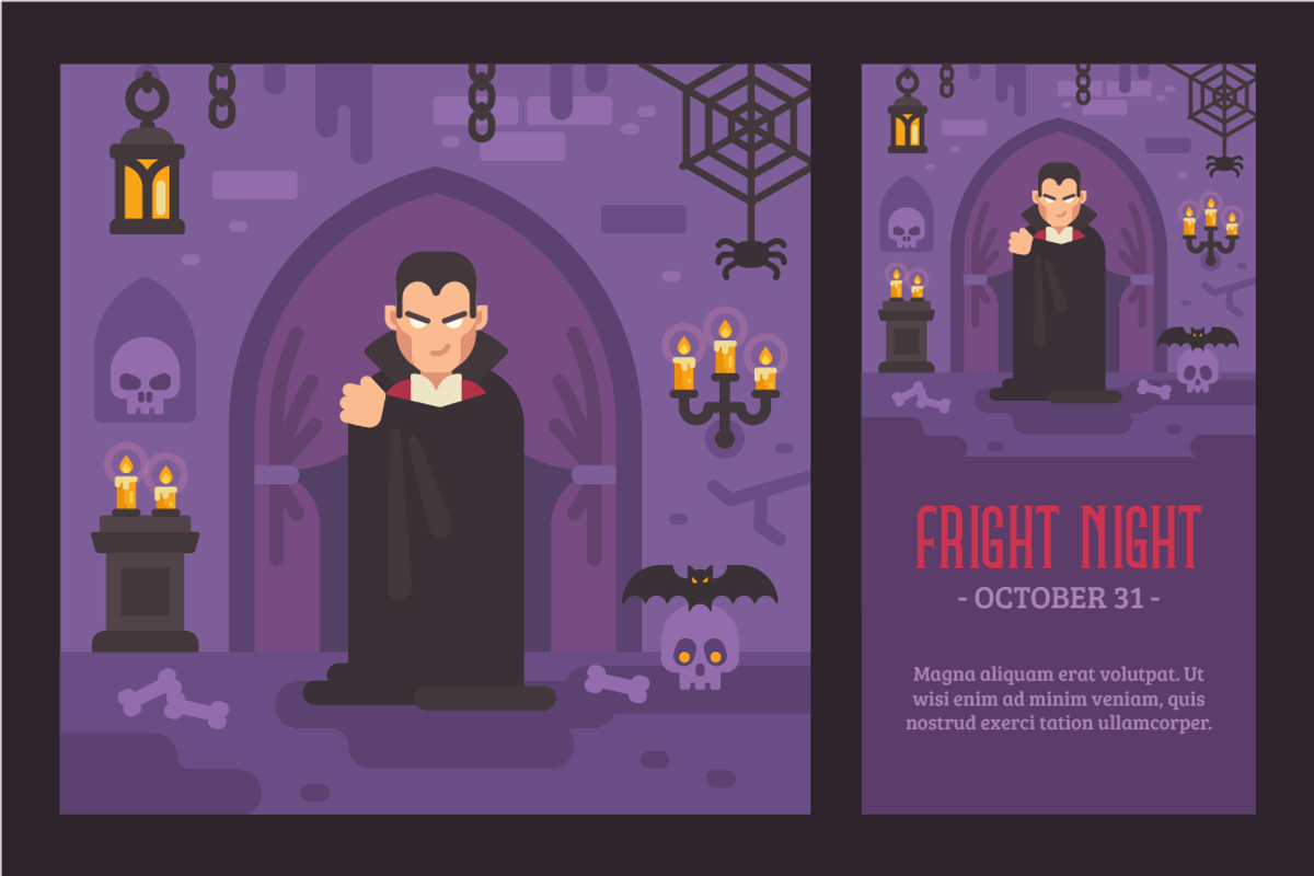 Halloween characters & scenes, an Illustration by Ivan Dubovik (Photo 6 of 15)