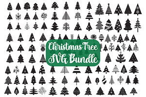 Christmas Tree SVG Bundle Celebrate, an Illustration by Creativeshirt