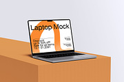 High Quality Laptop Mockup, a Mac Mockup by graphicstory (Thumbnail 1 of 4)