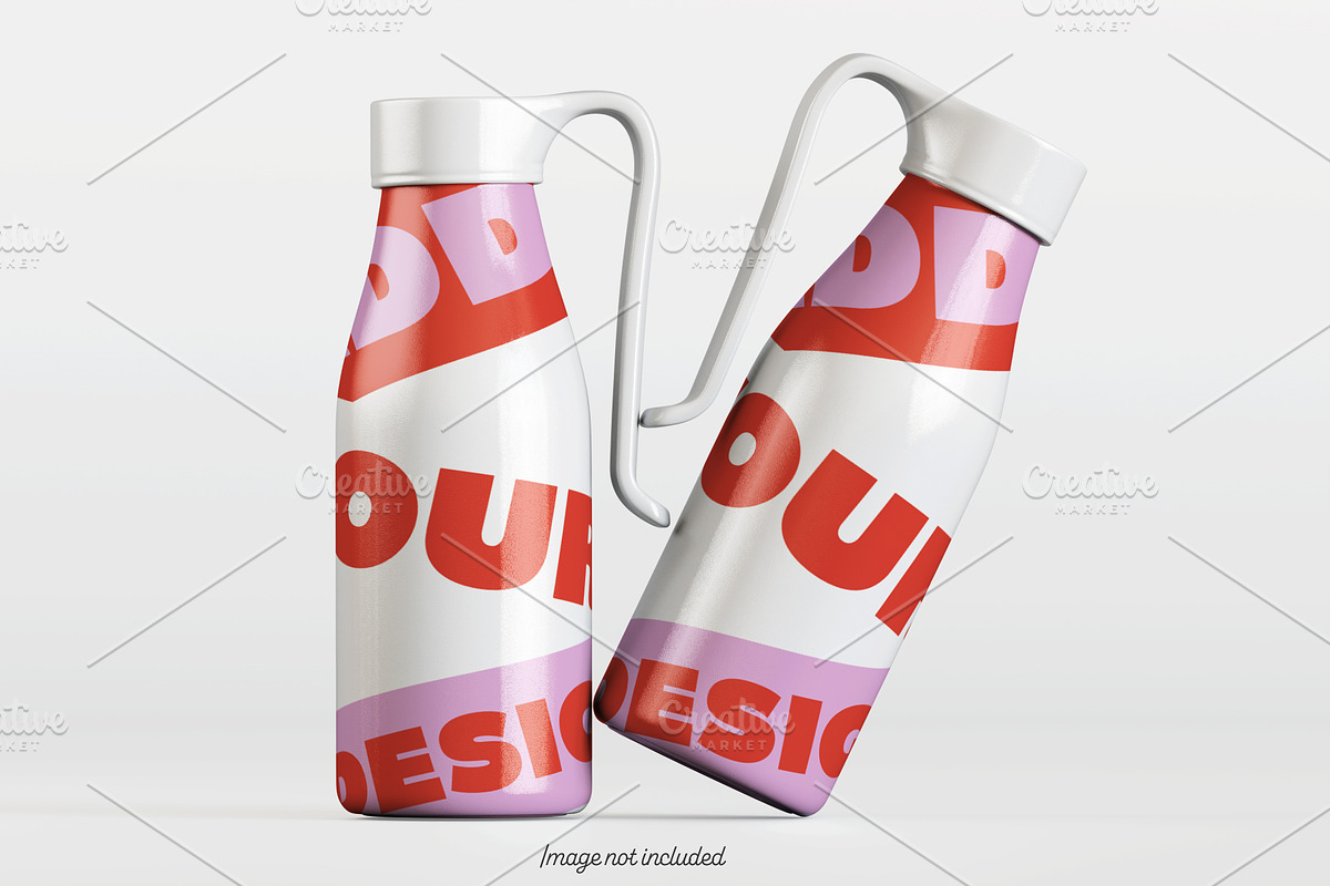 Water bottle mockup bundles, a Cups & Container Mockup by Ambo Ampeng (Photo 16 of 32)