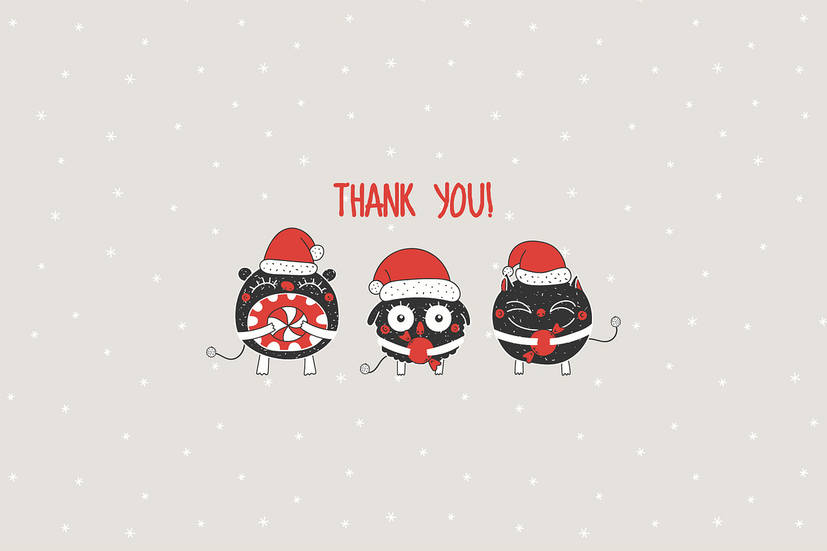 Christmas Bundle Cute Illustrations, a Seasonal Illustration by sceptical cactus (Photo 40 of 62)