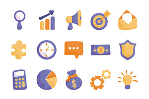 Business Illustration Set, a Finance Illustration by studiogstock