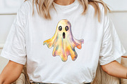 Halloween Iridescent Ghost Clipart, an Illustration by CraftArtStudio (Thumbnail 4 of 6)