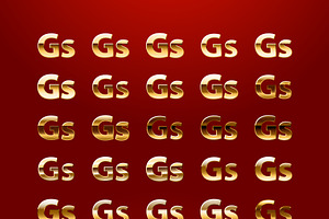 AI CS5 Graphic Styles Golden