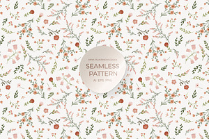 Spring Eternal seamless pattern pack, a Graphic by Cozy pattern shop