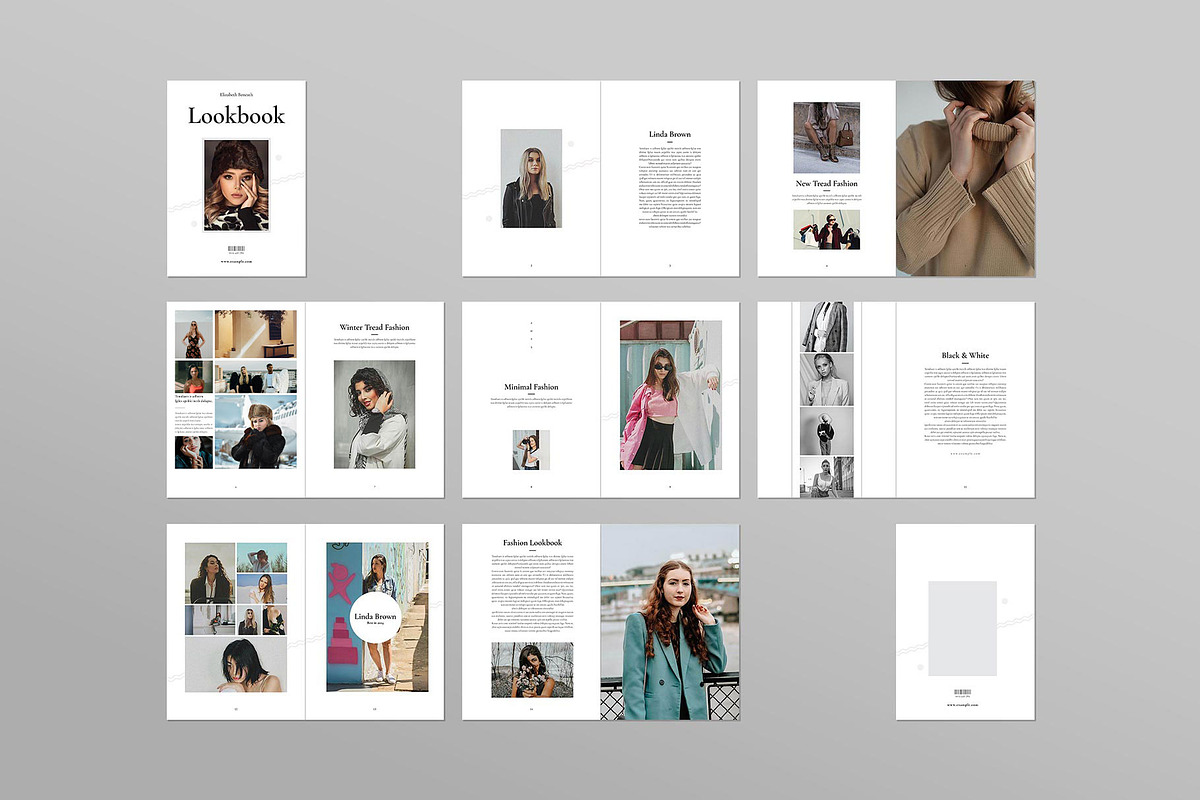 Minimal Lookbook Design | Canva, a Brochure Template by ElvinPrint (Photo 10 of 10)