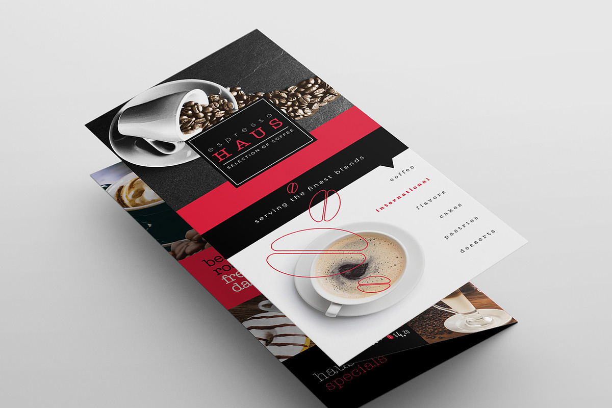 Café Menu Template Pack, a Brochure Template by BrandPacks