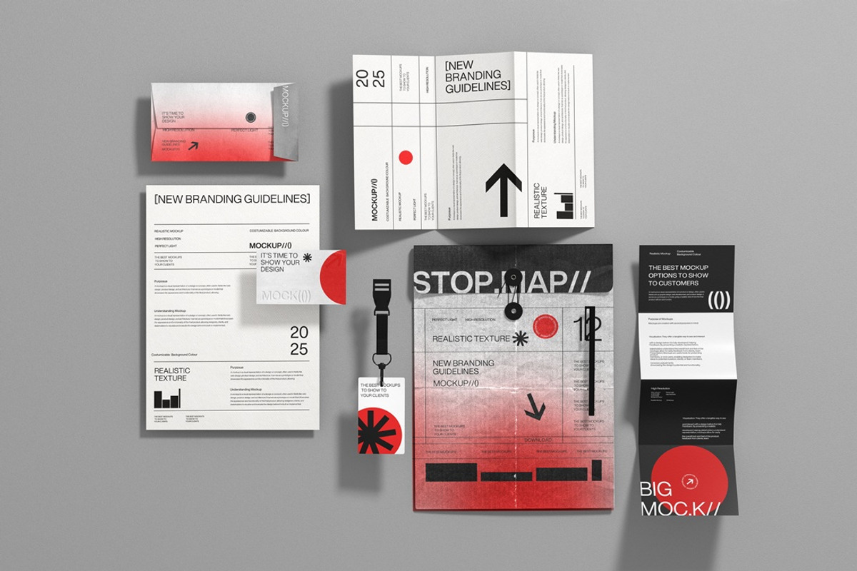 Modern Stationery Branding Mockup, an Advertising Mockup by East Gallery (Photo 8 of 15)