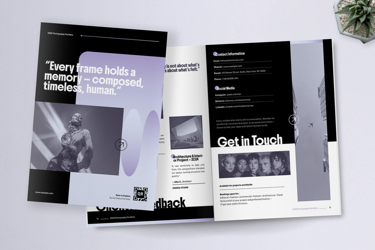 Photography Portfolio Brochure, a Brochure Template by twinstd (Photo 3 of 6)