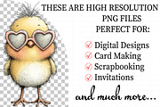 Funny Pink Easter Chick Clipart, an Illustration by Daily.Designs (Thumbnail 8 of 8)