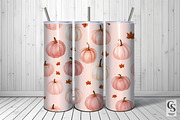 Pink Fall Cute Pumpkins Pattern, a Pattern Graphic by Creative Store (Thumbnail 5 of 5)