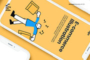 Minimal E-commerce line Illustration, a Person Illustration by springrain studio (Thumbnail 5 of 10)