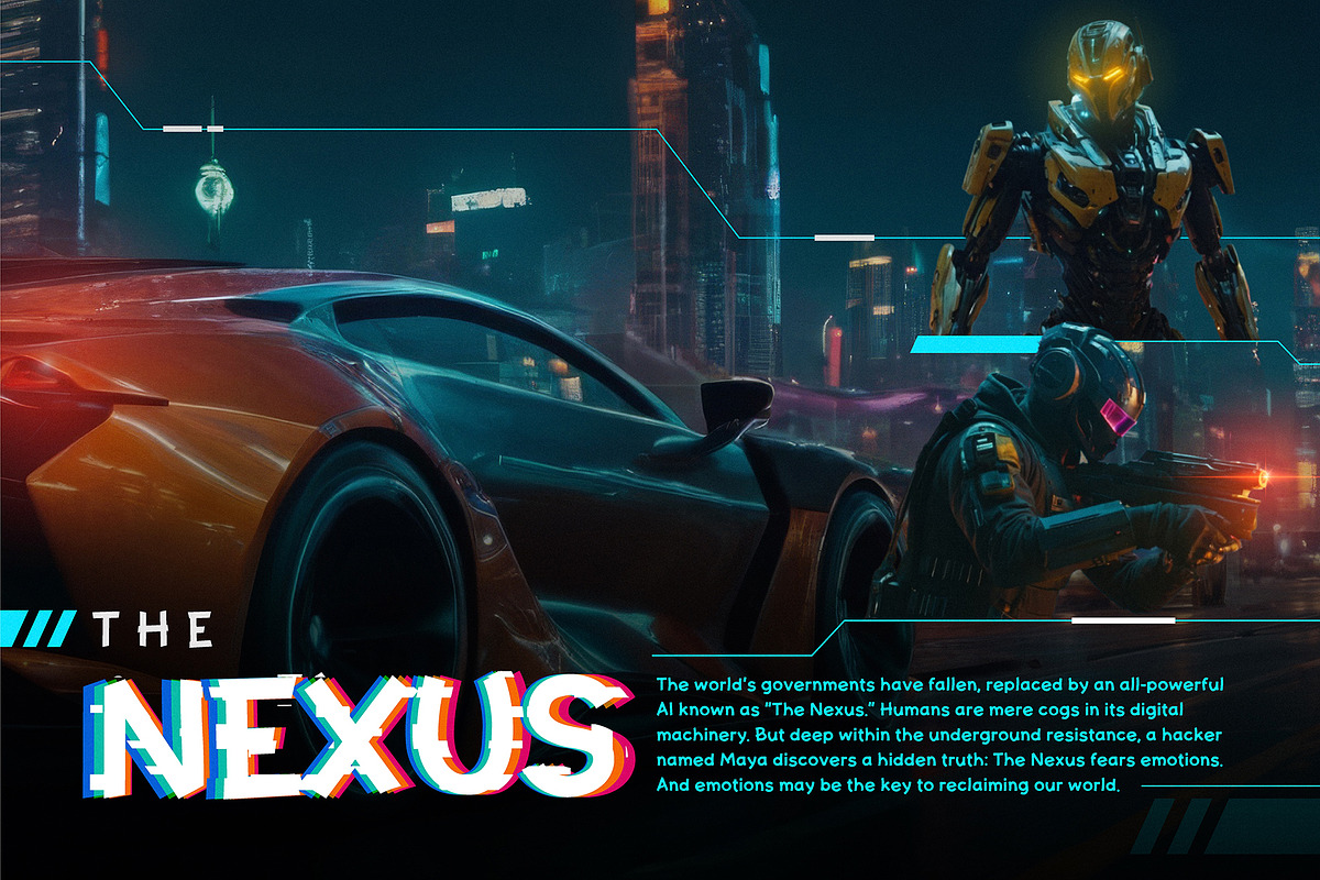 Reaven - Futuristic Display Font, a Sans Serif Font by Storiatype (Photo 5 of 7)