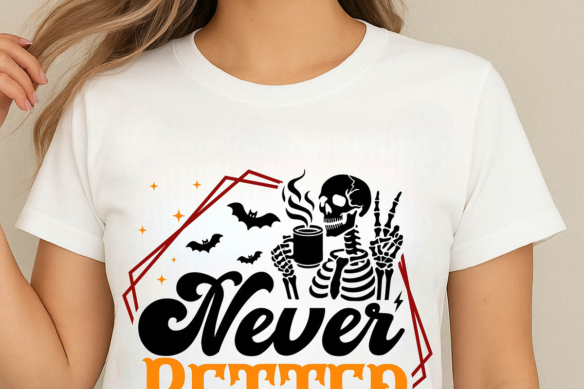 Skeleton Halloween Never Better Png, an Object Graphic by EllaMaiyaali (Photo 5 of 5)